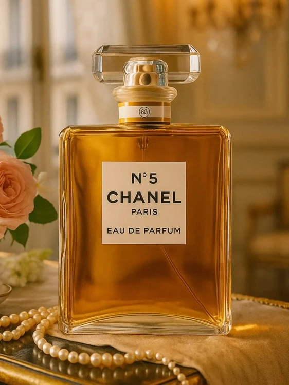 Chanel No. 5 Eau de Parfum – odlewka kultowych damskich perfum dostępna w Perfame. Aldehydy, jaśmin i róża w ponadczasowej kompozycji.