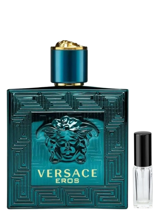 Versace Eros EDT – odlewka kultowych męskich perfum dostępna w Perfame. Mięta, jabłko i wanilia w świeżo-zmysłowej kompozycji.