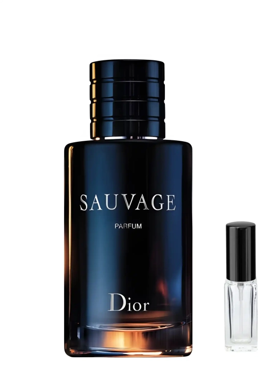 Dior Sauvage Parfum – odlewka kultowych męskich perfum dostępna w Perfame. Bergamotka, wanilia i drzewna ambra.