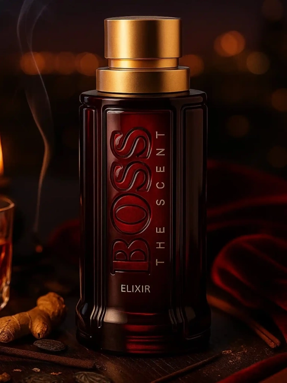 Hugo Boss The Scent Elixir for Him Parfum – odlewka intensywnych perfum dostępna w Perfame. Imbir, wanilia i nuty drzewne.