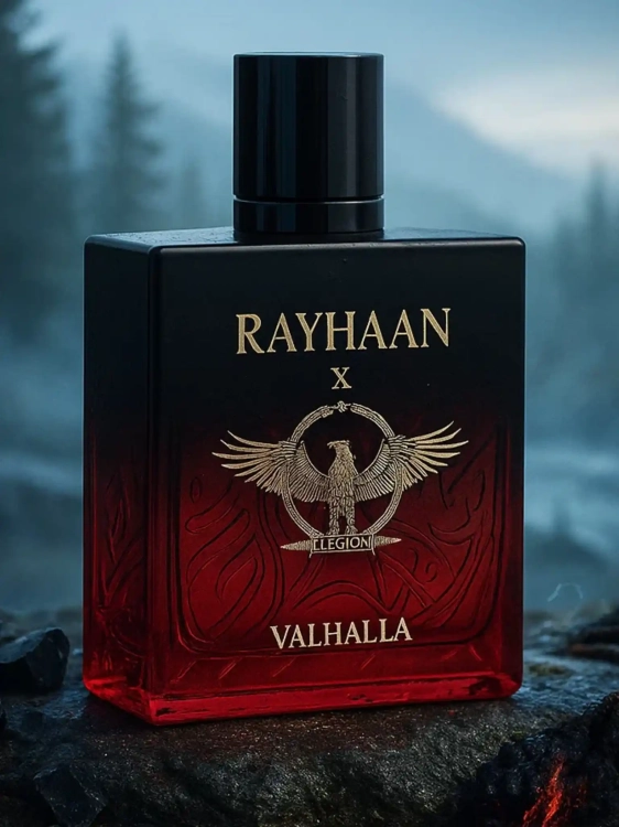Rayhaan Valhalla – odlewka orientalnych perfum dostępna w Perfame. Oud, ambra i przyprawy w intensywnej kompozycji.