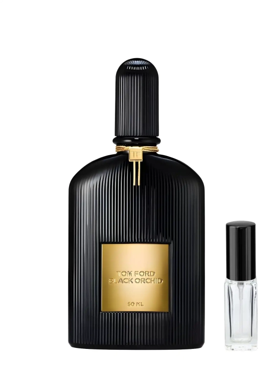 Tom Ford Black Orchid EDP – odlewka kultowych perfum dostępna w Perfame. Czekolada, orchidea i paczula w zmysłowej kompozycji.