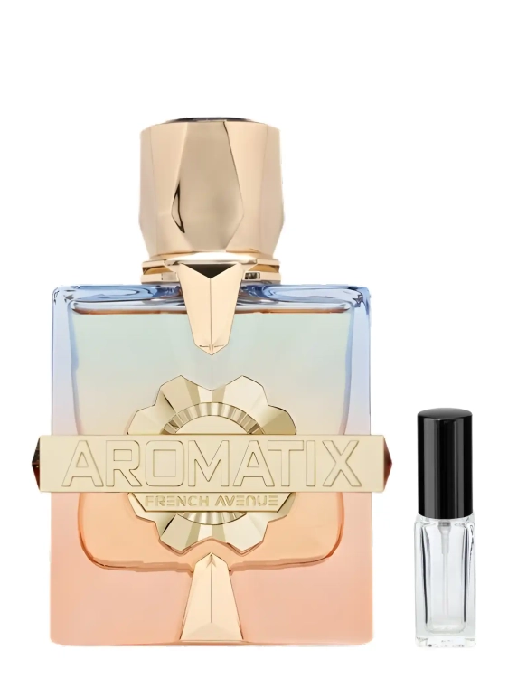 Odlewka French Avenue Teas Me Aromatix X – zielona herbata, cytrusy i jasne piżmo tworzą świeży, lekko aromatyczny zapach o czystej, relaksującej aurze. Dostępny w Perfame.