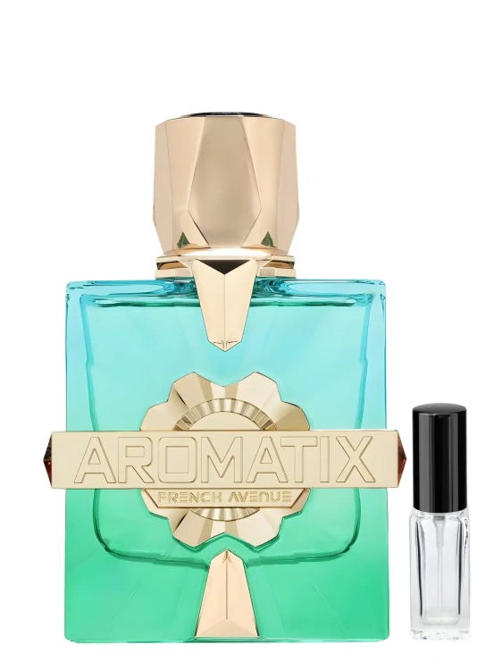 Odlewka French Avenue Sun Kissed Aromatix X – cytryna, bergamotka i jasne kwiaty tworzą słoneczny, świeży, cytrusowo-kwiatowy zapach o lekkim, letnim blasku. Dostępny w Perfame.