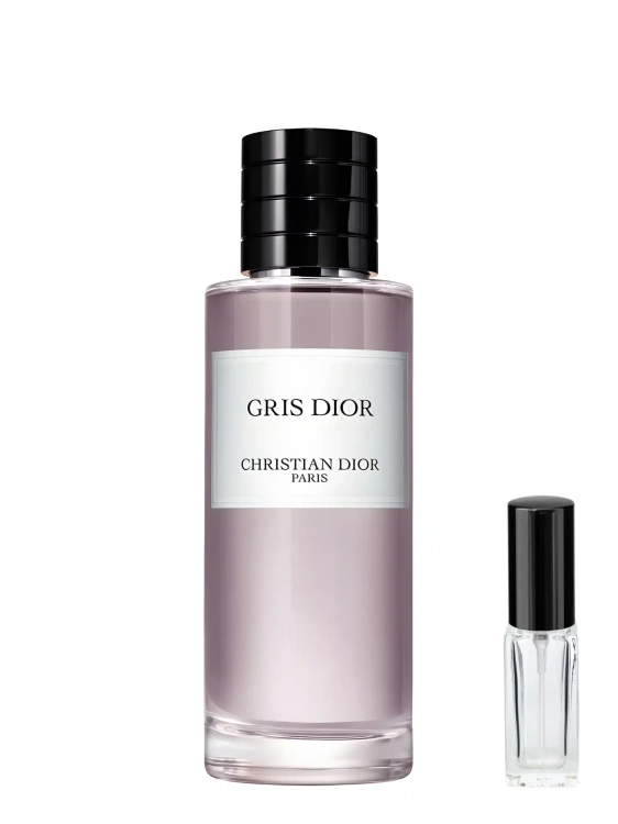 Odlewka DIOR Gris Dior – róża, paczula i lekkie cytrusy tworzą elegancki, nowoczesny, szyprowy zapach o czystym, luksusowym charakterze. Dostępny w Perfame.
