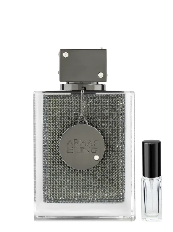Odlewka Armaf Club de Nuit Bling – cytrusy, owoce i ambrowo-drzewna baza tworzą błyszczący, nowoczesny zapach o wyraźnej, męskiej projekcji. Dostępny w Perfame.