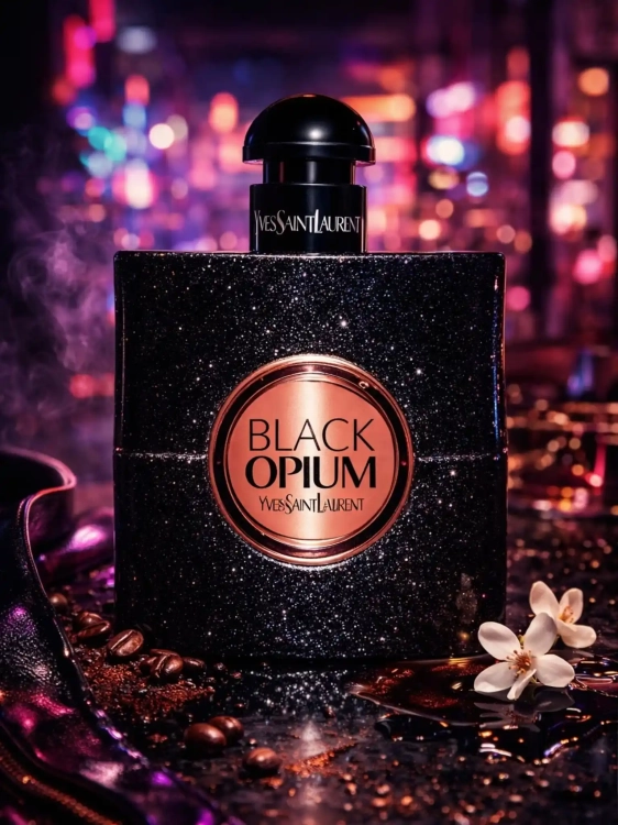Odlewka YSL Black Opium – kawa, wanilia i białe kwiaty tworzą zmysłowy, nocny zapach o słodko-orientalnej energii. Dostępny w Perfame.