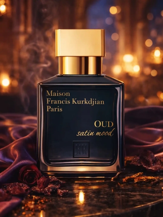 Odlewka Oud Satin Mood – różane płatki, gęsta wanilia i wyrafinowany oud tworzą luksusowy, jedwabisty, orientalny zapach o zmysłowej głębi. Perfumy dostępne w Perfame.