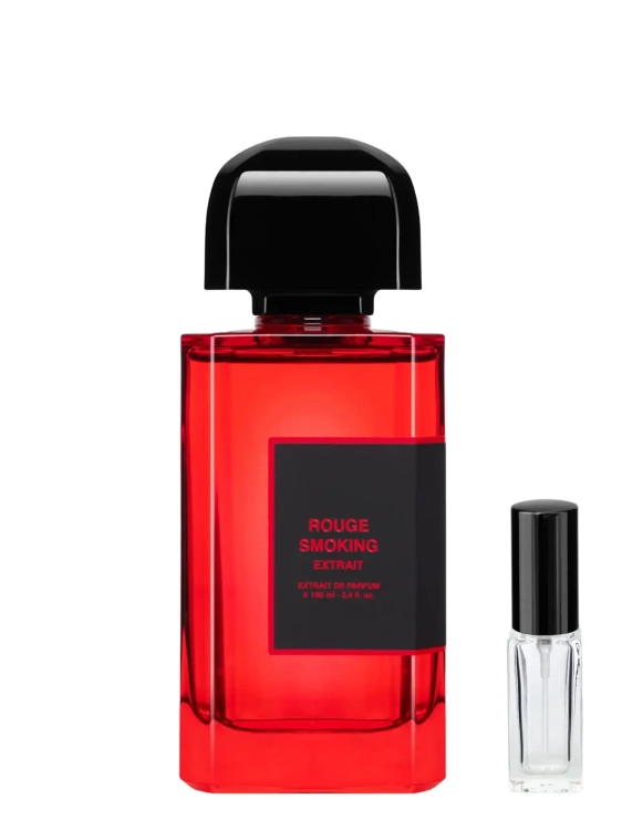 Odlewka Rouge Smoking Extrait – wiśnia, wanilia i ambra tworzą gęsty, wieczorowy zapach o paryskiej, nocnej elegancji. Dostępny w Perfame.