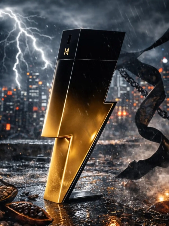 Odlewka Bad Boy Extreme – kakao, paczula i intensywne drewno tworzą mroczny, skoncentrowany zapach o drapieżnej męskiej aurze. Dostępny w Perfame.