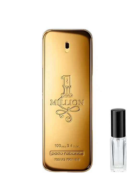 Odlewka Paco Rabanne 1 Million – cynamon, skóra i ambra tworzą słodko-przyprawowy zapach o kultowej, rozpoznawalnej projekcji. Dostępny w Perfame.