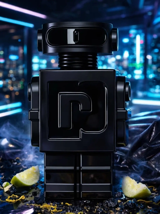 Odlewka Phantom Parfum – lawenda, wanilia i drzewna baza tworzą nowoczesny, futurystyczny męski zapach o ciepłej, kremowej projekcji. Dostępny w Perfame.