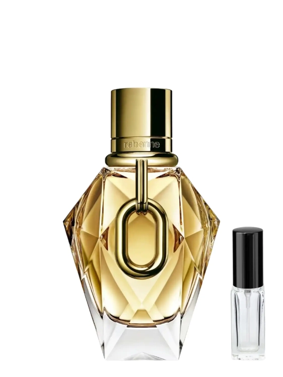 Odlewka Million Gold For Her – wanilia, jaśmin i złocista słodycz tworzą luksusowy, kobiecy zapach o eleganckiej, gourmandowej aurze. Dostępny w Perfame.