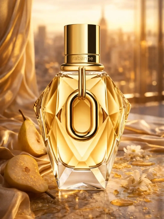 Odlewka Million Gold For Her – wanilia, jaśmin i złocista słodycz tworzą luksusowy, kobiecy zapach o eleganckiej, gourmandowej aurze. Dostępny w Perfame.