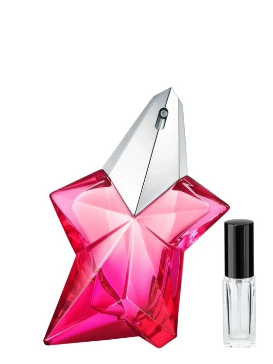 Odlewka Angel Nova – soczysta malina, róża i drzewna baza tworzą nowoczesny, energetyczny, kobiecy zapach o świeżo-słodkiej aurze. Dostępny w Perfame.