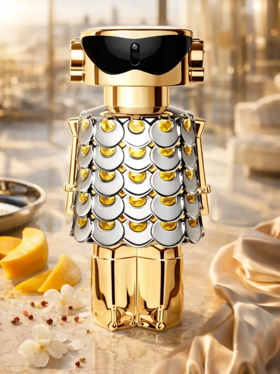 Odlewka Rabanne Fame – kremowe mango, jaśmin i waniliowa baza tworzą nowoczesny, świetlisty, kobiecy zapach o gwiazdorskim charakterze. Dostępny w Perfame.