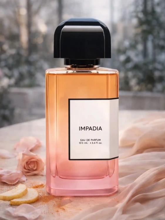 Odlewka BDK Impadia – cytrusy, białe kwiaty i piżmowa baza tworzą jasny, świeżo-kwiatowy zapach o lekkiej, eleganckiej aurze. Dostępny w Perfame.