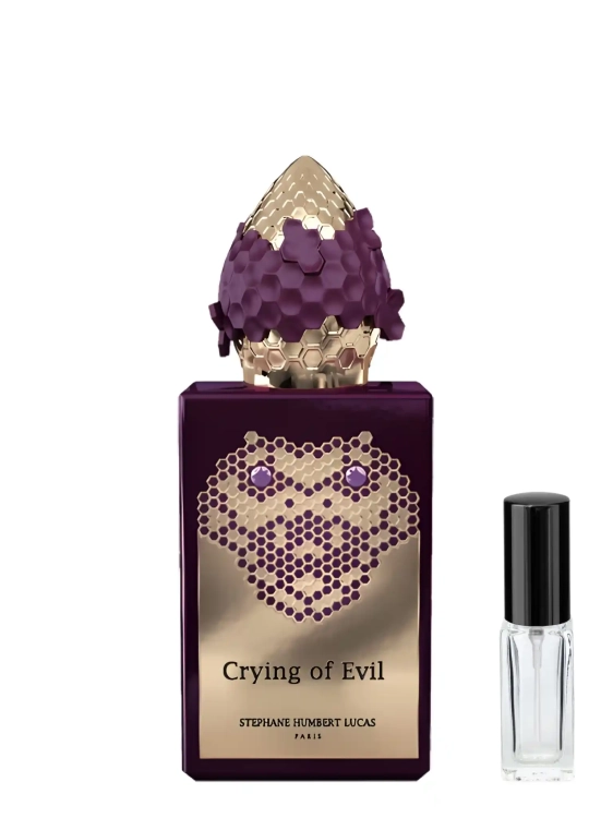 Odlewka SHL Crying of Evil – przyprawy, skóra i dymne akcenty tworzą mroczny, intensywny zapach o bezkompromisowej niszowej głębi. Dostępny w Perfame.
