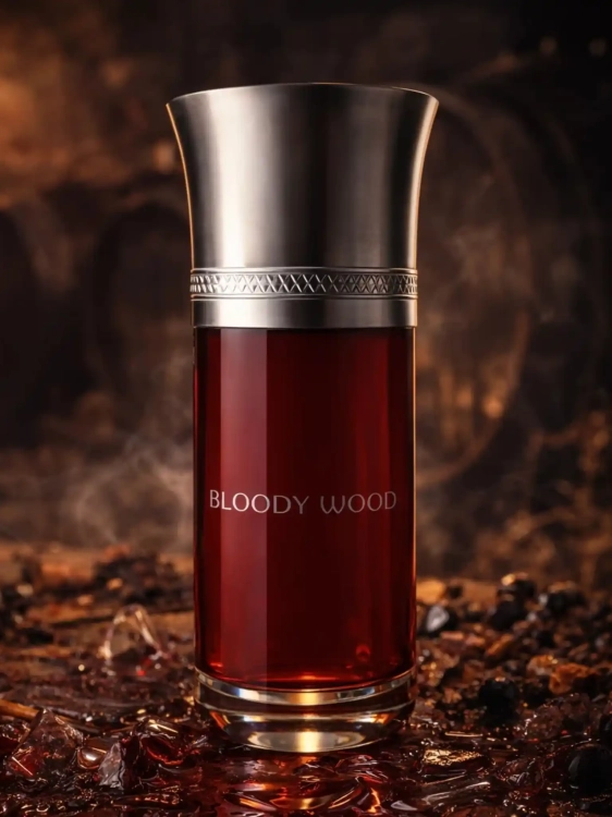 Odlewka Bloody Wood – czerwone wino, owoce leśne i drzewne akcenty tworzą intensywny, alkoholowo-owocowy zapach o artystycznym, niszowym charakterze. Dostępny w Perfame.