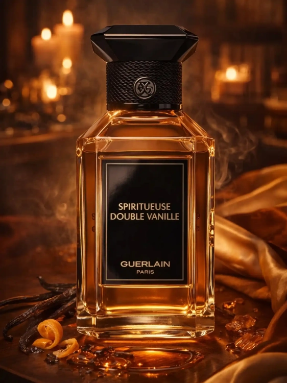 Odlewka Spiritueuse Double Vanille – rumowa wanilia, żywice i kadzidlane ciepło tworzą kultowy, luksusowy zapach o aksamitnej słodyczy. Dostępny w Perfame.