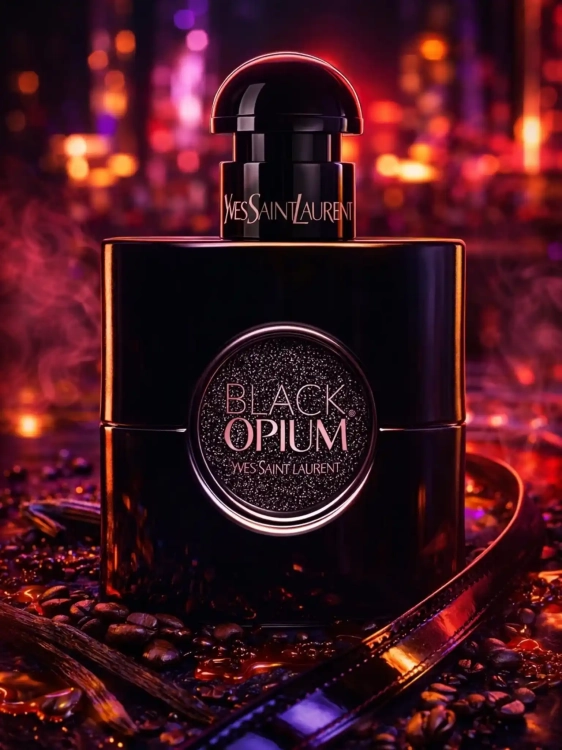 Odlewka Black Opium Le Parfum – intensywna wanilia, kwiat pomarańczy i kawa tworzą gęsty, zmysłowy zapach o potężnej, gourmandowej aurze. Dostępny w Perfame.