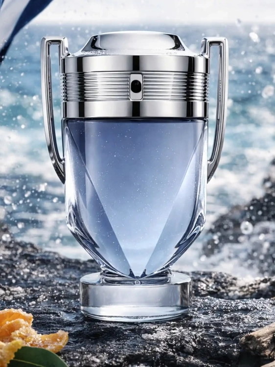 Odlewka Paco Rabanne Invictus – morska świeżość, grejpfrut i ambrowe drewno tworzą energetyczny, sportowo-męski zapach o zwycięskiej aurze. Dostępny w Perfame.
