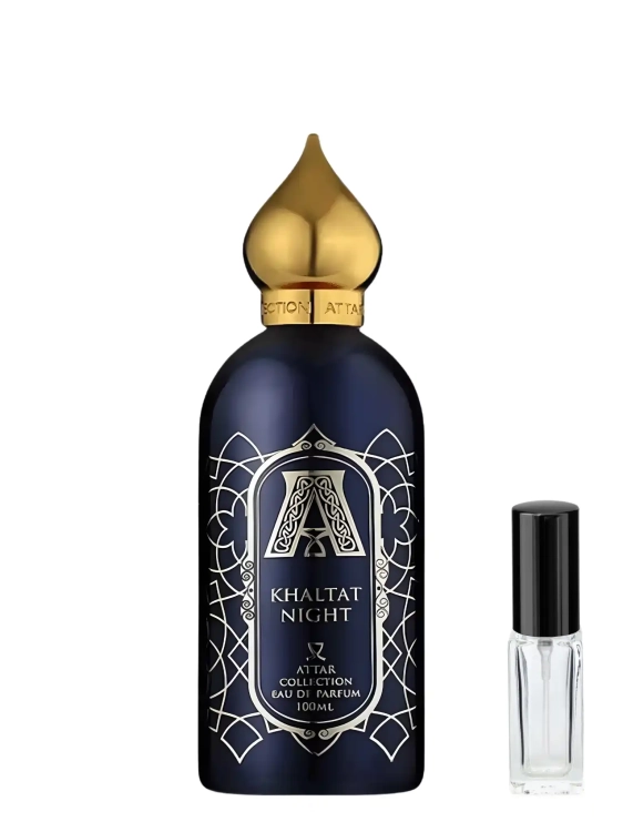 Odlewka Attar Collection Khaltat Night – wiśnia, cynamon i wanilia tworzą intensywny, słodko-orientalny zapach o nocnej, zmysłowej aurze. Dostępny w Perfame.