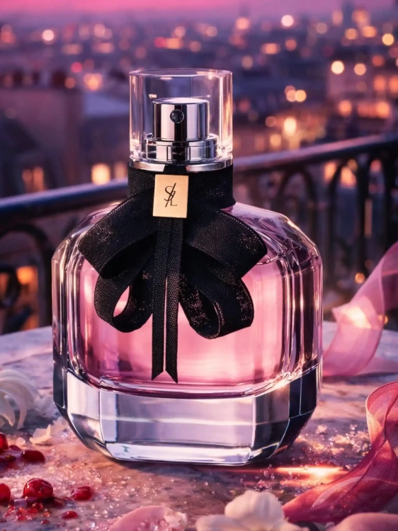 Odlewka Yves Saint Laurent Mon Paris – truskawka, malina i białe kwiaty tworzą romantyczny, słodko-owocowy zapach o paryskiej, zmysłowej aurze. Dostępny w Perfame.