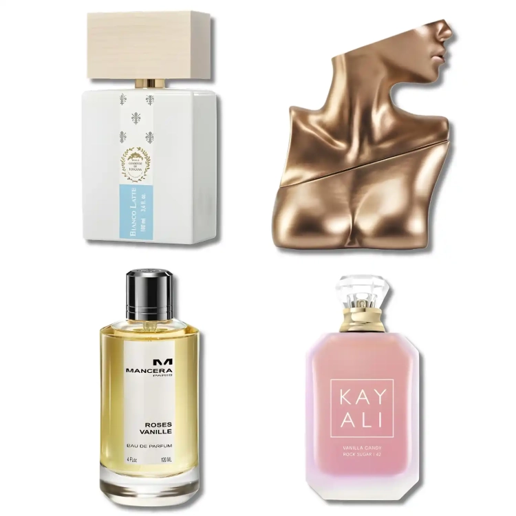 Zestaw perfum Słodka Pokusa Perfame – gourmandowe, słodkie zapachy dla miłośniczek wanilii, karmelu i deserowych nut. Dostępny w Perfame.