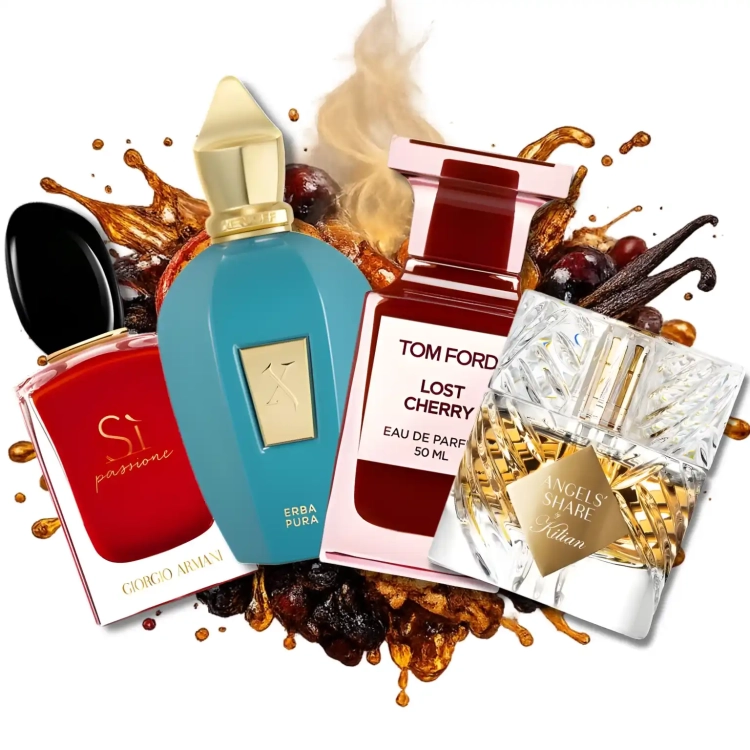 Zestaw perfum Ciepło i Zmysłowość Perfame – otulające, intensywne kobiece zapachy idealne na chłodne dni. Dostępny w Perfame.