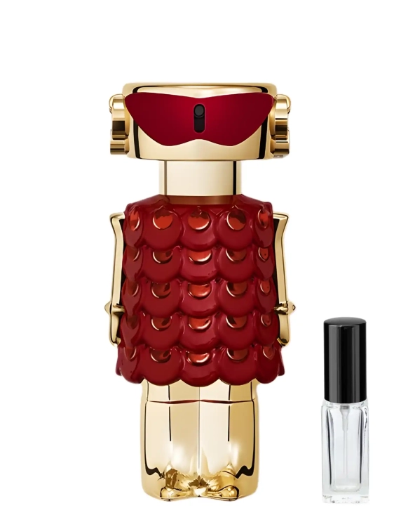 Odlewka Rabanne Fame In Love – mango, jaśmin i wanilia tworzą słodki, romantyczny zapach. Dostępny w Perfame.