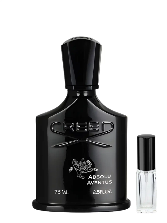 Odlewka Creed Absolu Aventus 2023 – ananas, przyprawy i ambra tworzą ekskluzywną, intensywną interpretację Aventusa. Dostępny w Perfame.