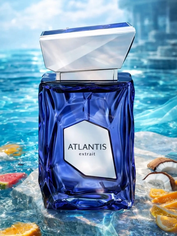 Odlewka French Avenue Atlantis – cytrusy, nuty wodne i jasne drewno tworzą świeży, wakacyjny zapach inspirowany oceanem. Dostępny w Perfame.
