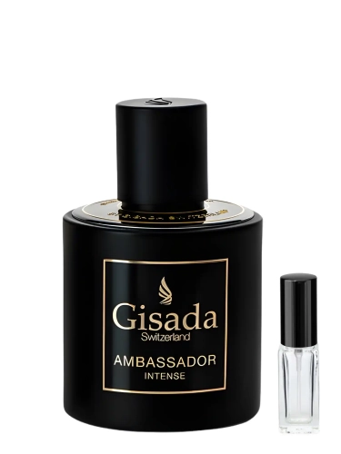 Odlewka Gisada Ambassador Intense – wanilia, ambra i przyprawy tworzą intensywny, elegancki zapach wieczorowy. Dostępny w Perfame.