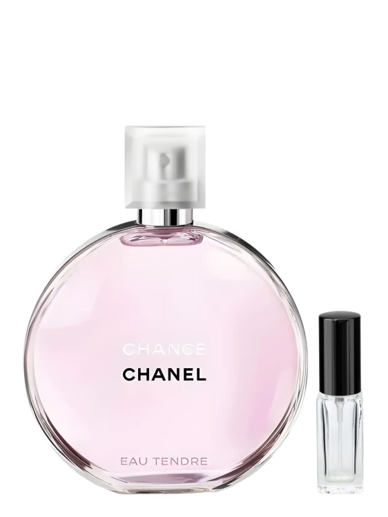 Odlewka Chanel Chance Eau Tendre – grejpfrut, pigwa i kwiaty tworzą lekki, romantyczny zapach o dziewczęcej świeżości. Dostępny w Perfame.