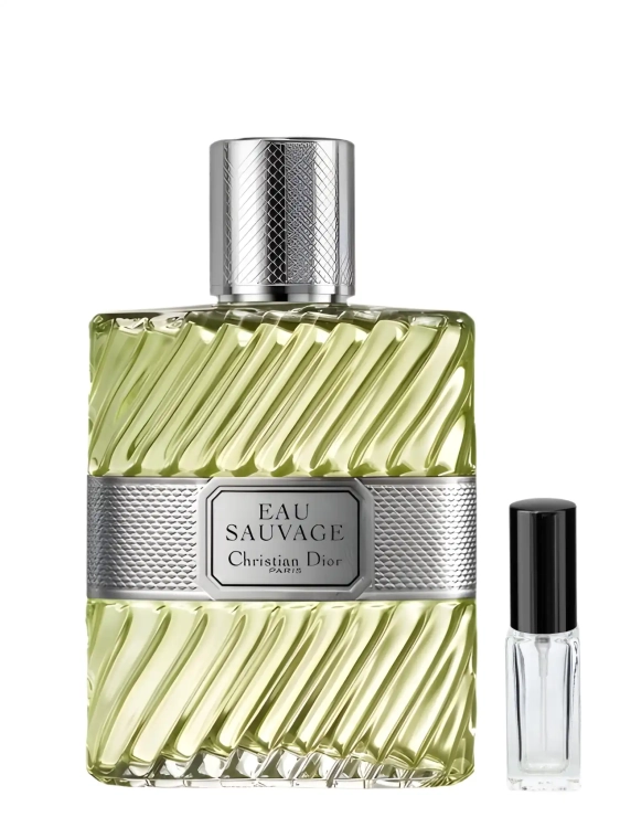 Odlewka Dior Eau Sauvage EDT – cytryna, zioła i wetiweria tworzą klasyczny, świeży zapach o ponadczasowej elegancji. Dostępny w Perfame.