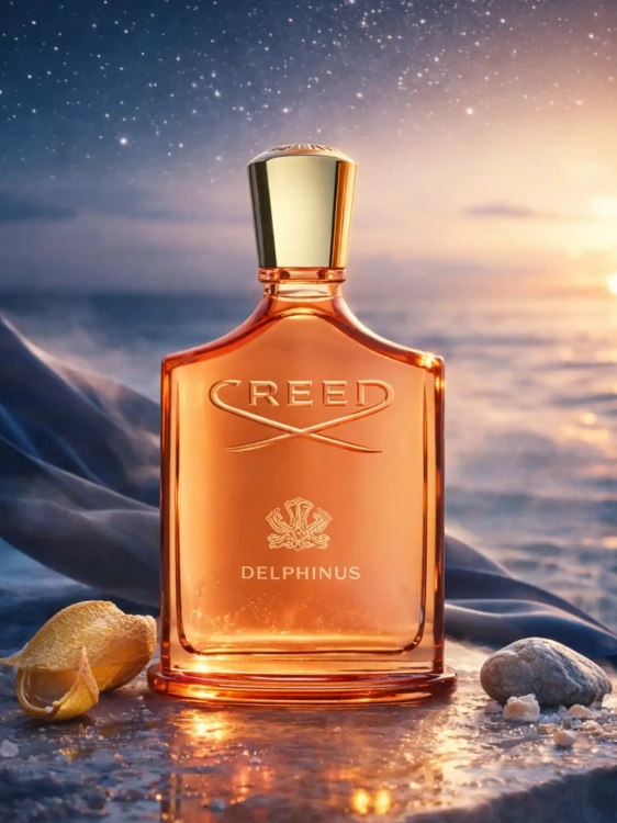 Odlewka Creed Delphinus – kadzidło, migdał i ambra tworzą luksusowy, kosmiczno-orientalny zapach o niszowej elegancji. Dostępny w Perfame.