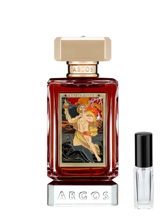 Odlewka Argos Sacred Flame – przyprawy, kadzidło i żywice tworzą mistyczny, intensywny zapach. Dostępny w Perfame.