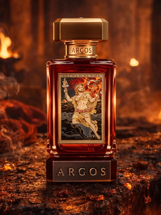 Odlewka Argos Sacred Flame – przyprawy, kadzidło i żywice tworzą mistyczny, intensywny zapach. Dostępny w Perfame.