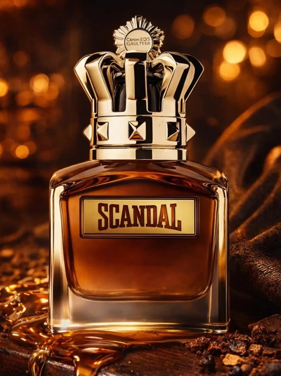 Odlewka Scandal Pour Homme Elixir – miód, przyprawy i drzewna baza tworzą potężny, słodko-orientalny zapach o męskiej dominacji. Dostępny w Perfame.