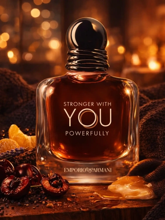 Odlewka Stronger With You Powerfully – kasztan, wanilia i ambra tworzą intensywny, słodko-orientalny zapach. Dostępny w Perfame.