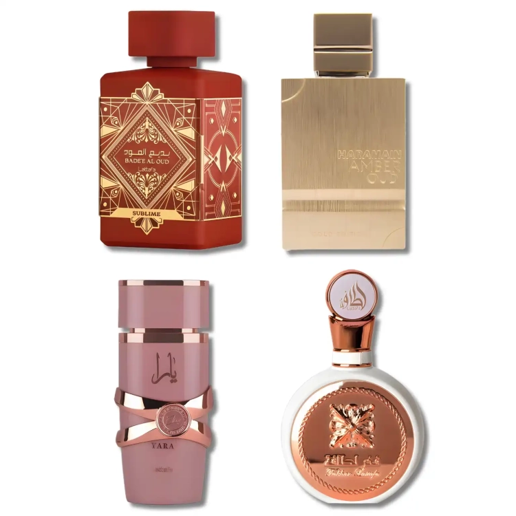 Zestaw Kwintesencja Kobiecości Perfame – słodkie, różane i kobiece arabskie perfumy idealne dla młodszych klientek.