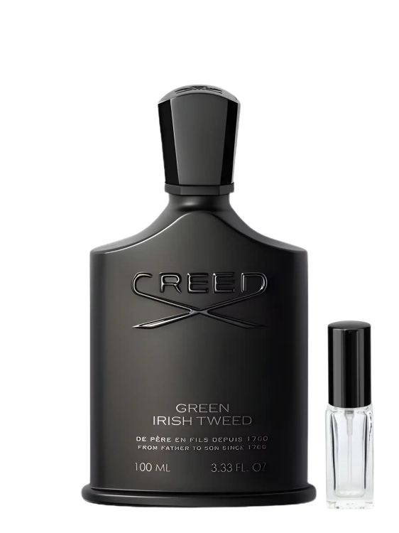 Odlewka Creed Green Irish Tweed – zielone nuty, irys i wetiweria tworzą świeży, elegancki zapach o arystokratycznym stylu. Dostępny w Perfame.