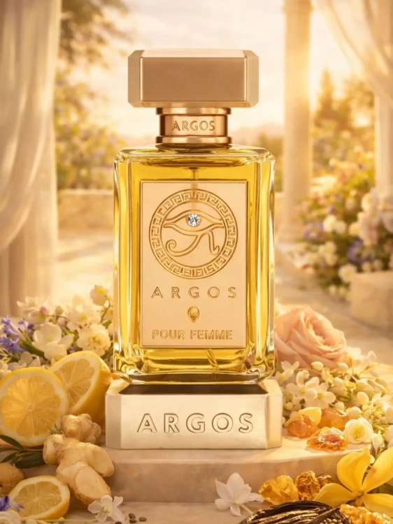 Odlewka Argos Pour Femme – kwiaty, owoce i kremowa baza tworzą elegancki, kobiecy zapach o luksusowej aurze. Dostępny w Perfame.