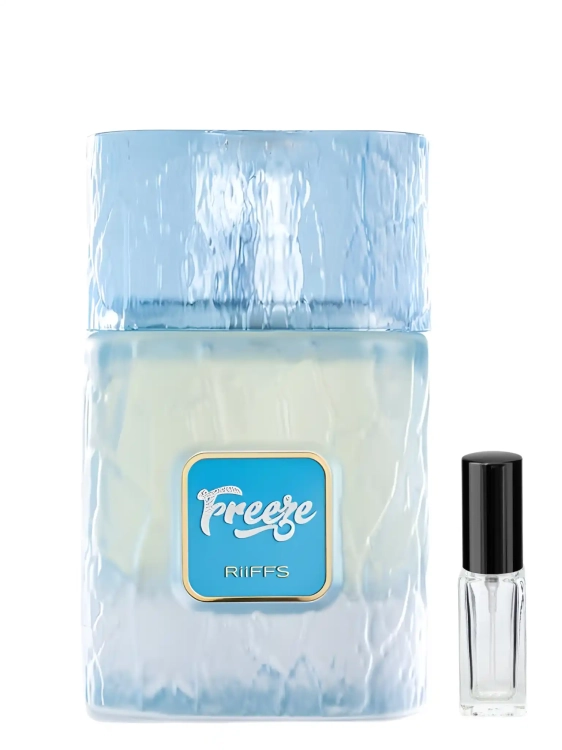 Odlewka Riiffs Freeze Extrait – chłodne przyprawy, cytrusy i ambrowa baza tworzą intensywny, świeżo-orientalny zapach o wysokiej trwałości. Dostępny w Perfame.