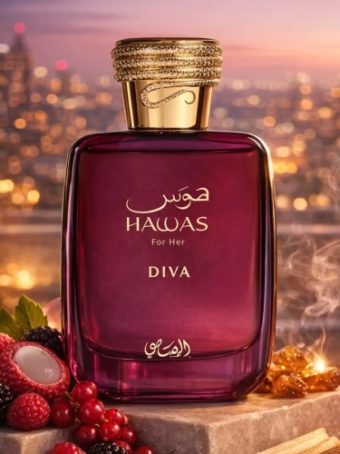 Odlewka Rasasi Hawas Diva – kobiecy zapach łączący soczyste owoce, kwiatowe nuty i kremową bazę, pełen energii i nowoczesnej zmysłowości. Dostępny w Perfame.