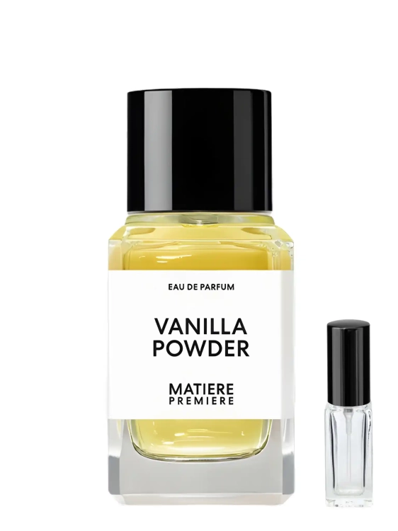 Odlewka Matiere Premiere Vanilla Powder – sucha wanilia, piżmo i pudrowe nuty tworzą miękki, elegancki zapach o minimalistycznym charakterze. Dostępny w Perfame.