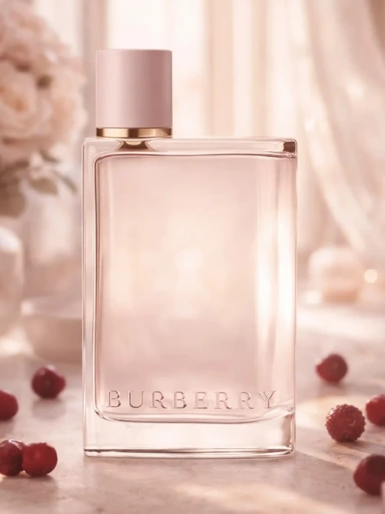 Odlewka Burberry Her – soczyste owoce leśne, wanilia i piżmo tworzą nowoczesny, miejski zapach o słodkiej energii. Dostępny w Perfame.