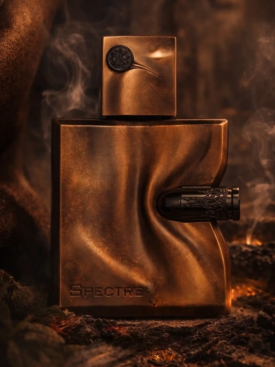 Odlewka Spectre French Avenue – dymne nuty, kadzidło i ciemne drewno tworzą mroczny, intensywny zapach o wyrazistym charakterze. Dostępny w Perfame.