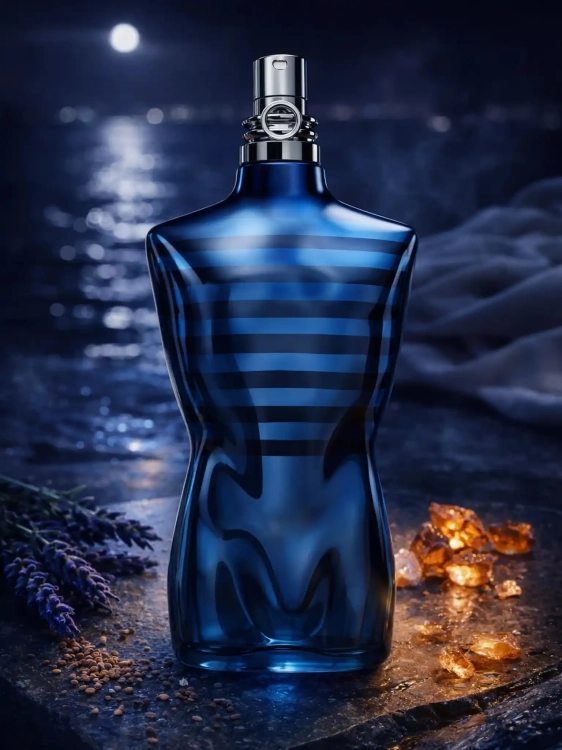 Odlewka Jean Paul Gaultier Le Male In Blue – aromatyczne nuty, mięta i drzewna baza tworzą świeży, energetyczny zapach o marynistycznym charakterze. Dostępny w Perfame.